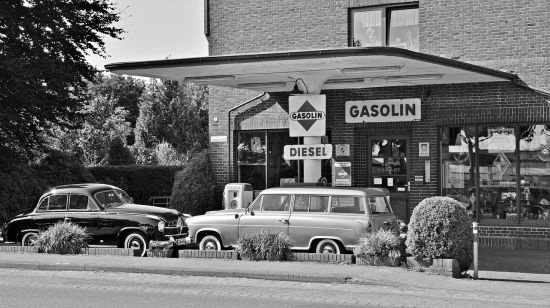 Tankstelle aus vergangenen Zeiten ...