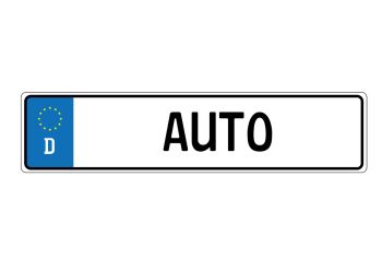 KFZ Kennezichen fürs Auto